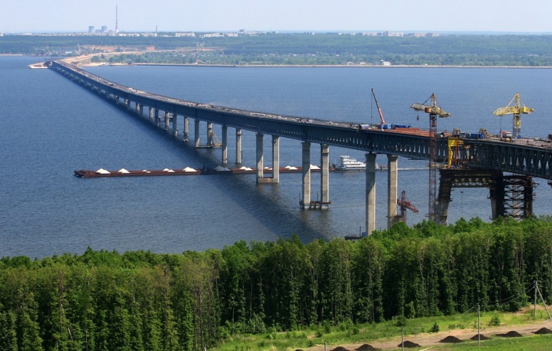 Тольятти мост через волгу