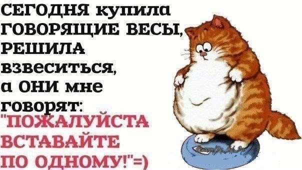 Говорящие весы...