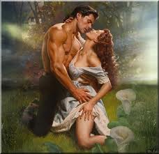 Шагнули при страстях в любви обитель вдохновенно..