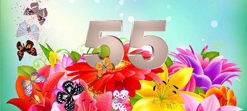 Поздравительные Пожелания Женщине на Юбилей 55 лет (Марьяна Шелл) / Стихи.ру