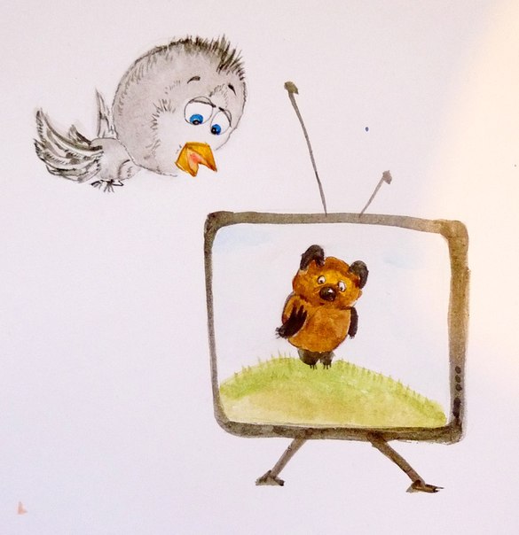 История про Галчонка 9. Мультики