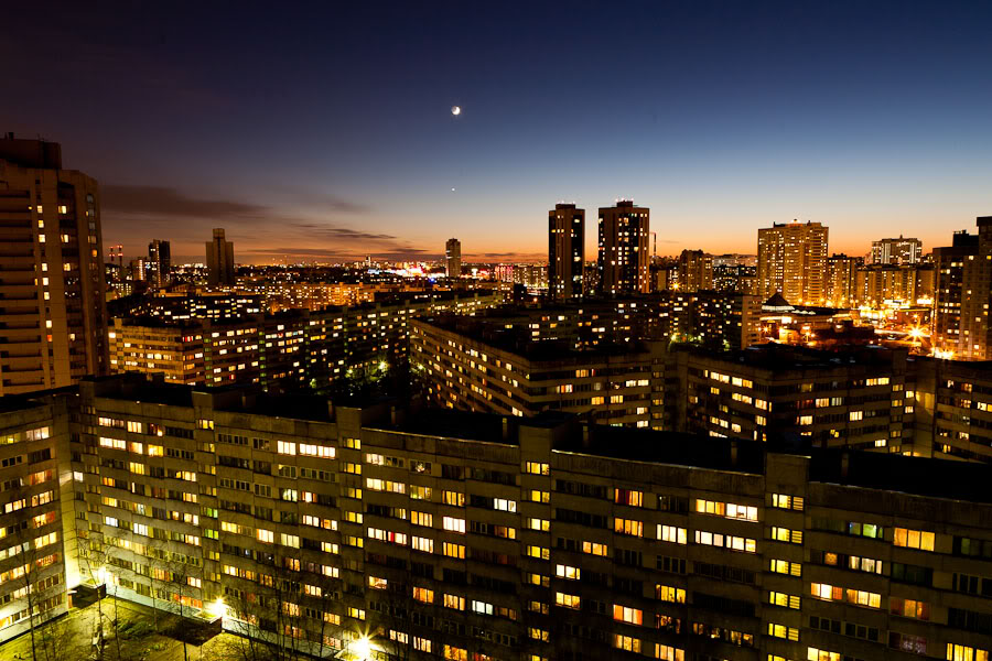 Вечер, как ступенька к ночи...