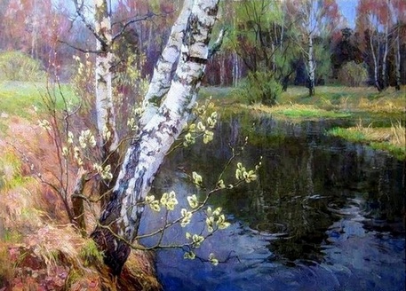 Опять актёрствует весна