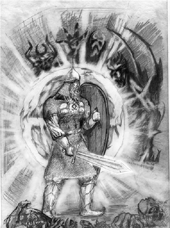 Евпатий коловрат эскиз тату