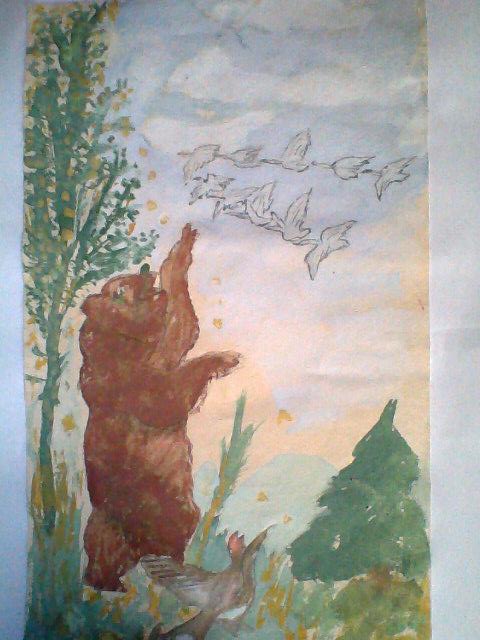 Стаи белых журавлей