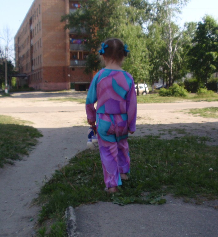 Маленький гардероб из большой блузы