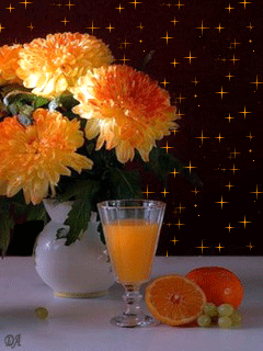 В цветочном натюрморте