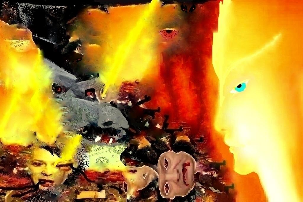 Сатанинский самосуд. Картина огнём