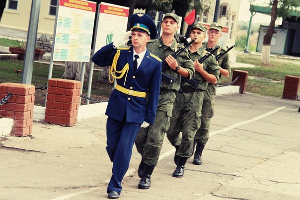 Наш солдат всегда в строю