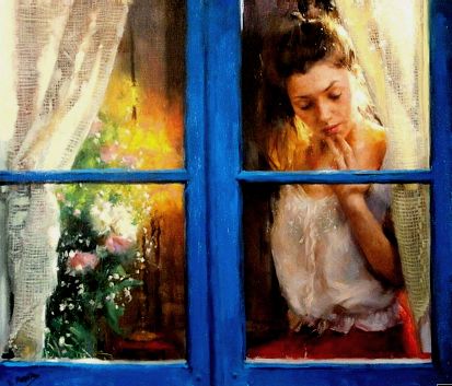 Эта женщина в окне...