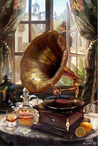 Музыка льется из окна