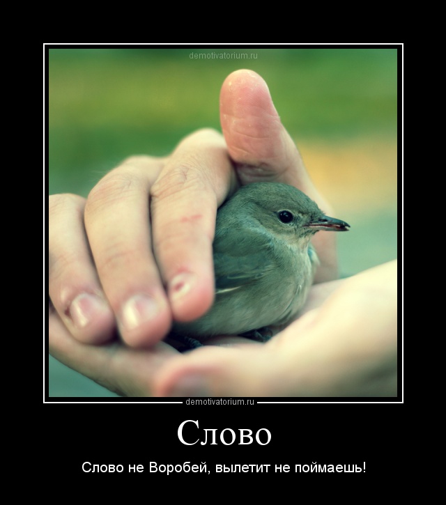 Честное слово...