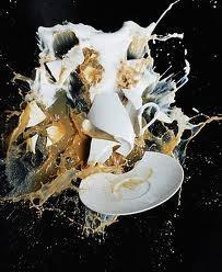 Кофе разлилось