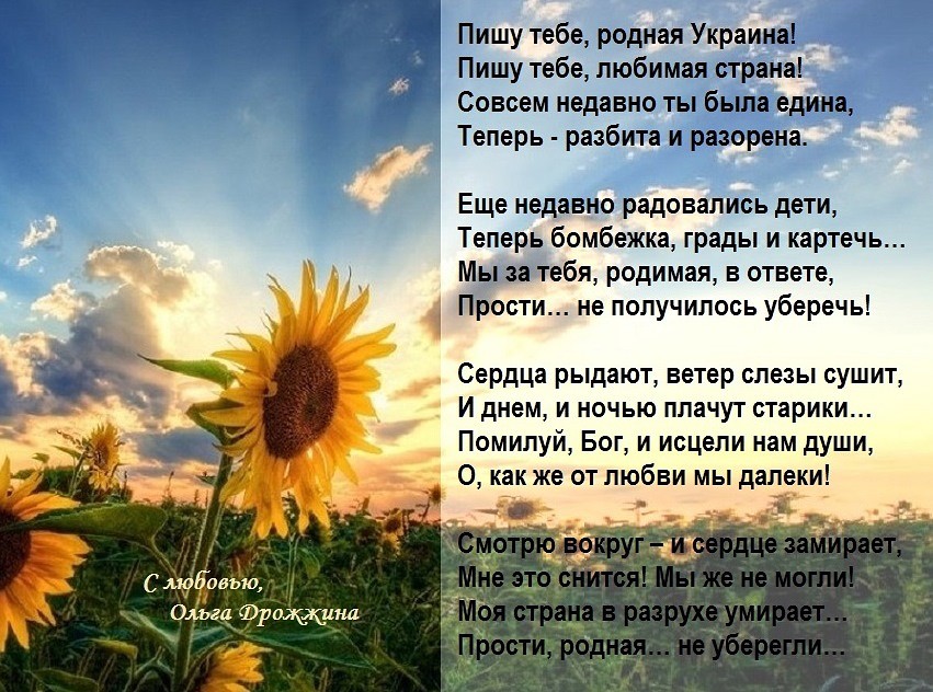 Есть родственники на украине. Стихи Ольги Дрожжиной в картинках. Стихи про Украину. Стихи Ольги Дрожжиной христианские.