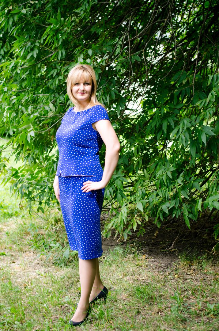 Васильковое поле с горошком...