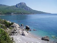 Янтарное побережье полуострова Крым