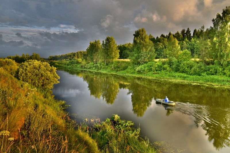 Красота природы на рыбалке