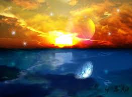 Вечер- Ночь, Утро- День... И луна, опять, выходит!