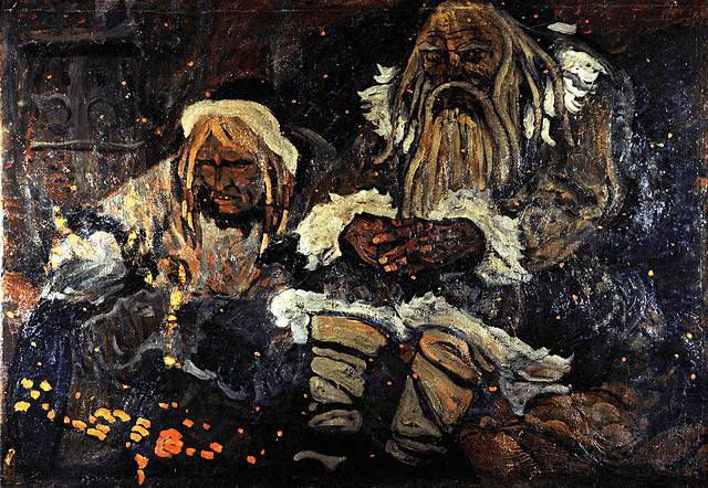 Мы сидели в ночи у костра,