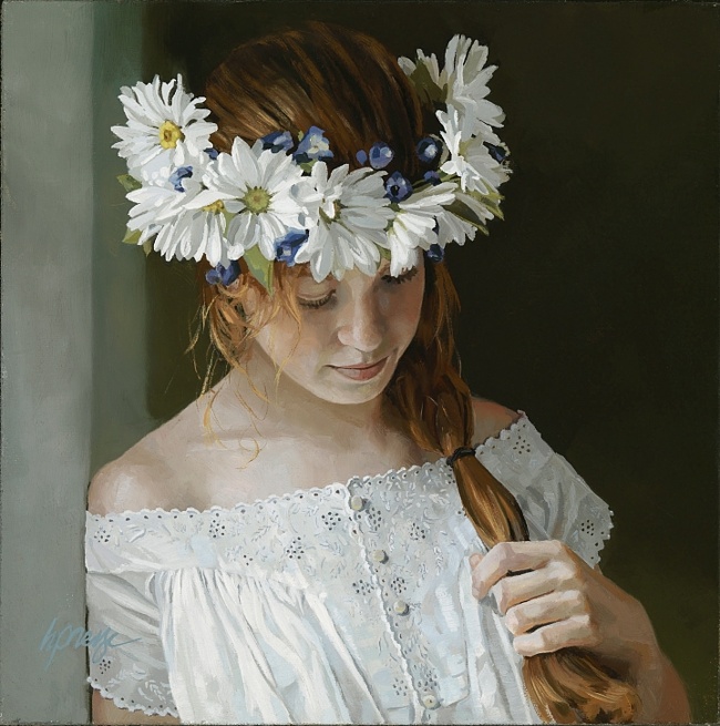 Растворилась в незабудках...