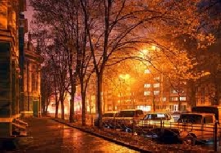 Дождь осенний моет крыши