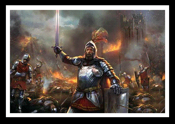 Воинственный нород - картина