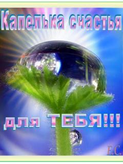 Спряталась капелька счастья
