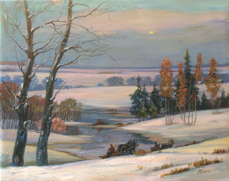 Морозец легкий ноября...