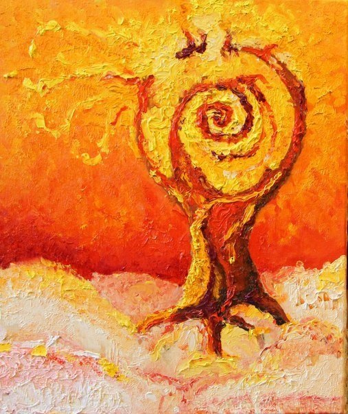 В обнажённые кроны...