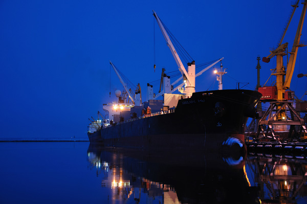 Одесса. Порт вечерний