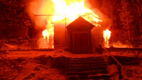 Храм сгорел. Поможем? Не оставим...