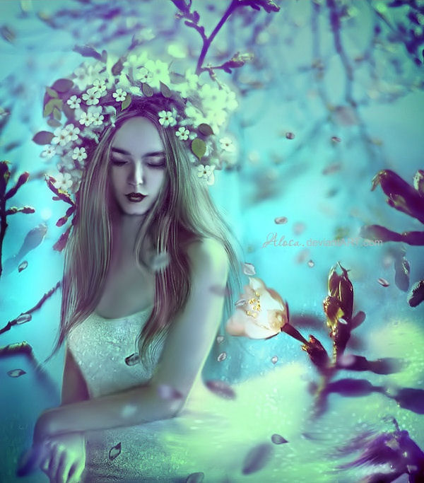 Летняя фантазия в зимний вечер