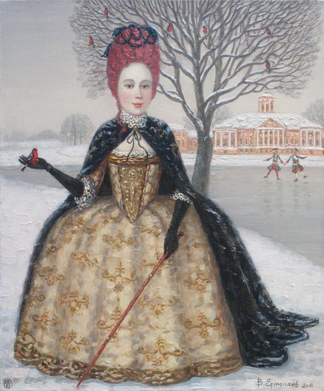 Стая снегирей