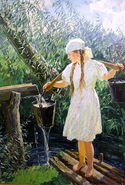 На воду дую