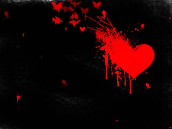 След помады на битом стекле