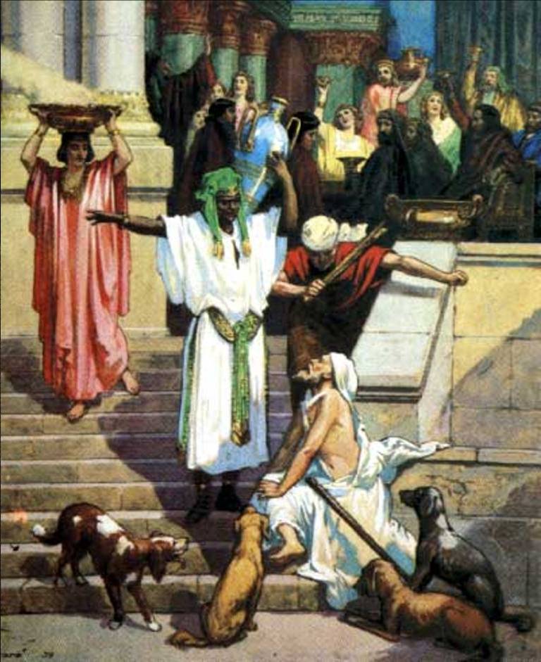 Богач и лазарь. Нищий лазарь. 1873. Богач и нищий лазарь. Богач и нищий лазарь.