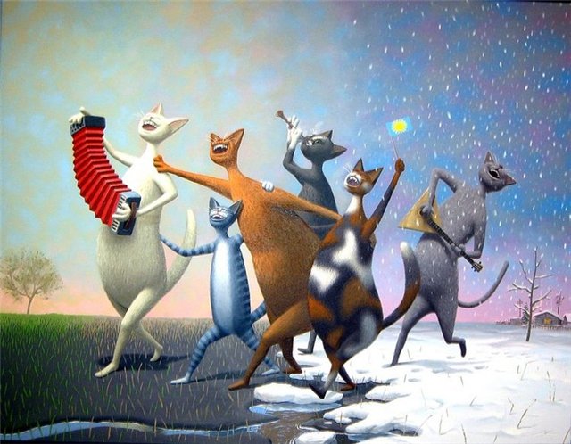 И мартовским котом, зимой заголосить...