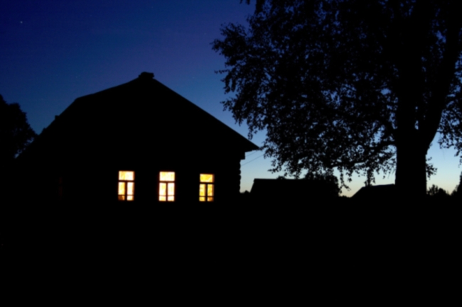 В деревне...