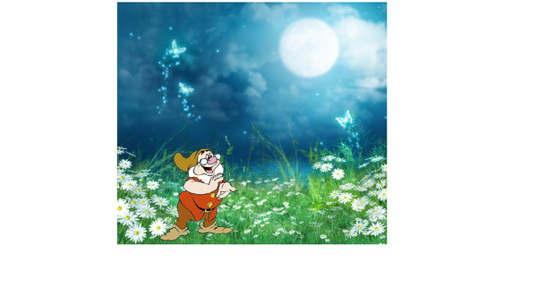 Луна и гном