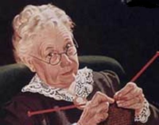 Лысина пряталась в волос седой...