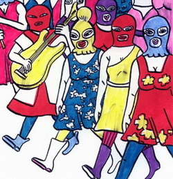 18 плюс! Pussy Riot на хлебозаводе