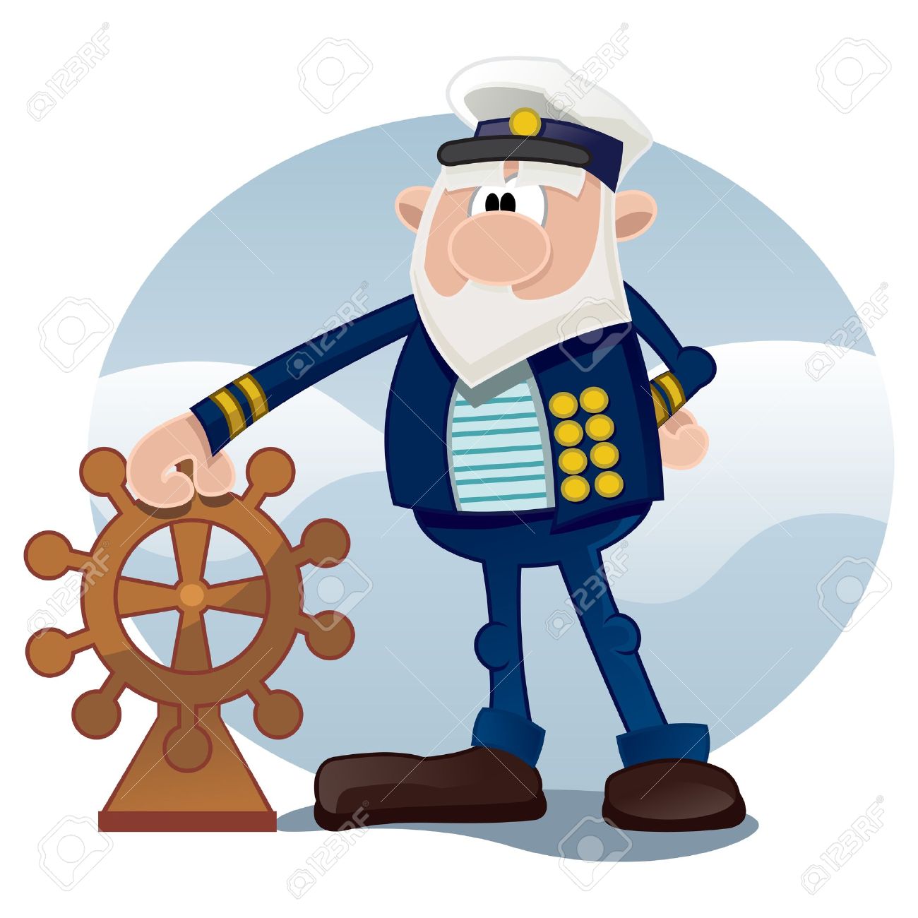 Капитан моряк Картун