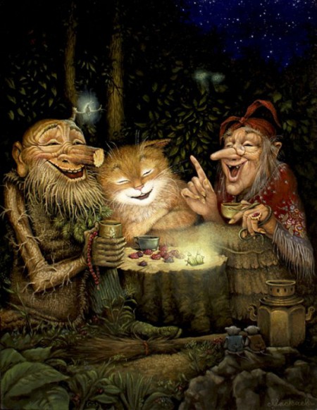 Малахитово заструится