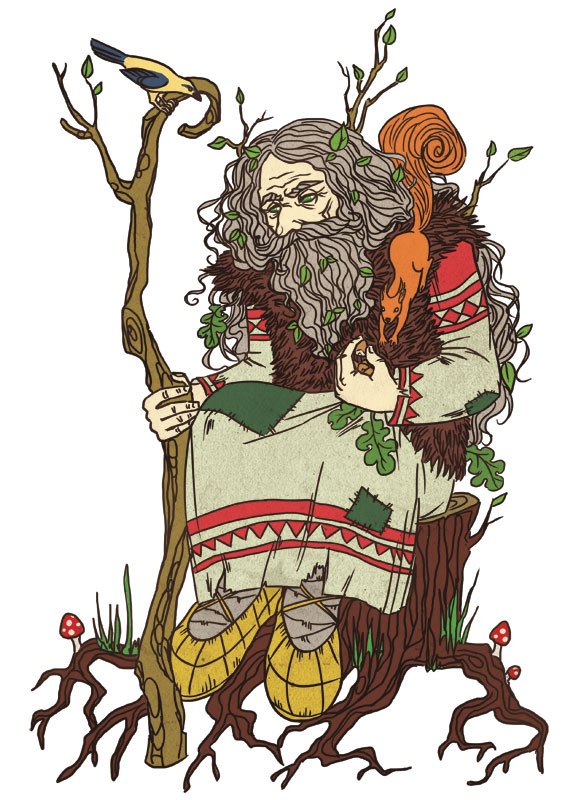 Как выглядит леший в сказках картинки