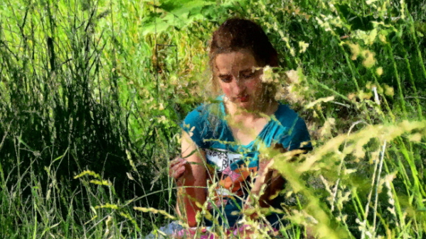 В сарафанчик наряжалась...