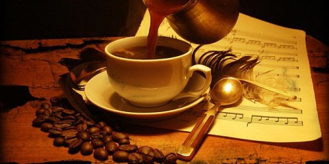 утро, кофе...