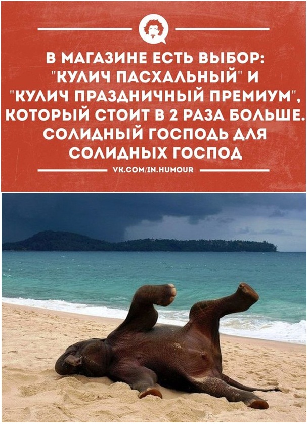 Пасхальный кулич для солидных людей