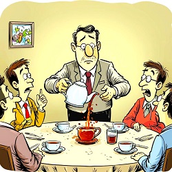 Однажды мой папа заваривал чай