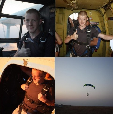 Первый прыжок...