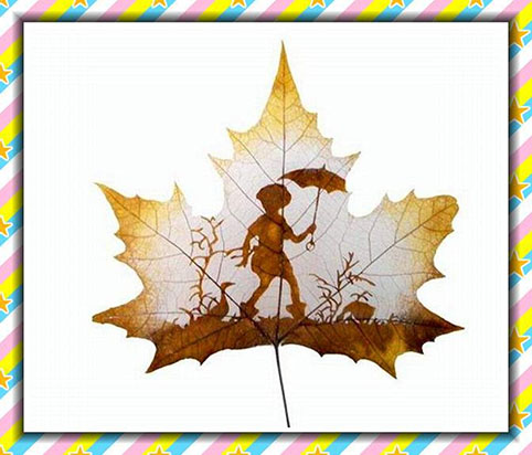 Жёлтый листик-скороход. Детям